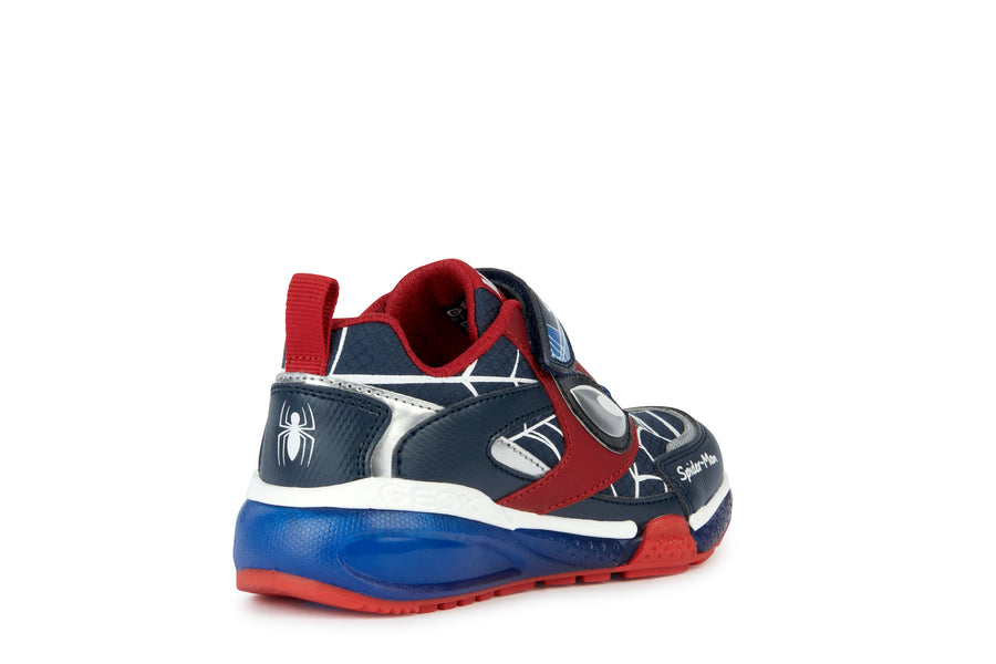 Geox Kids Trainers | Bayonyc Spiderman | Red