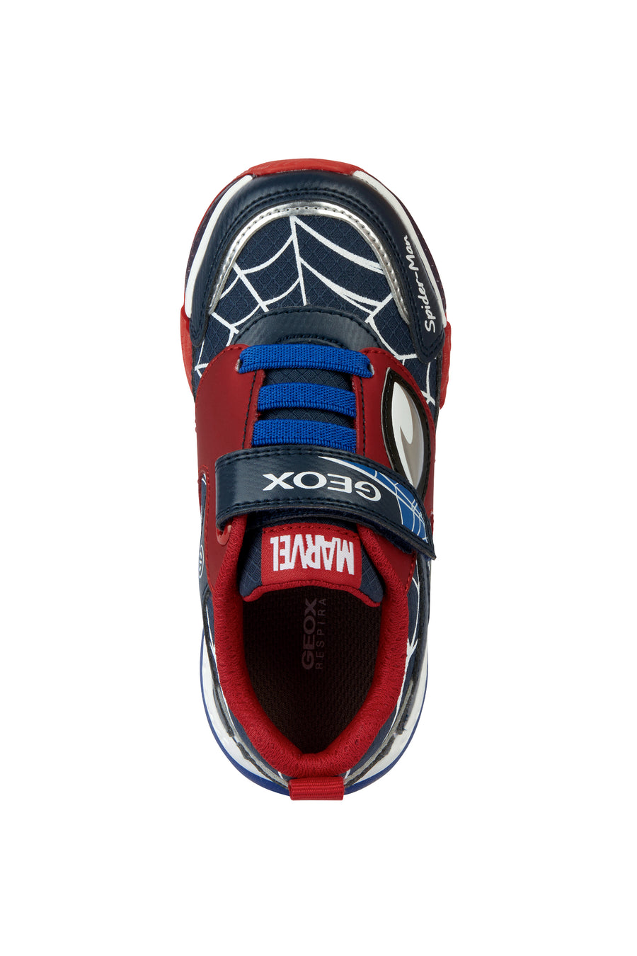 Geox Kids Trainers | Bayonyc Spiderman | Red