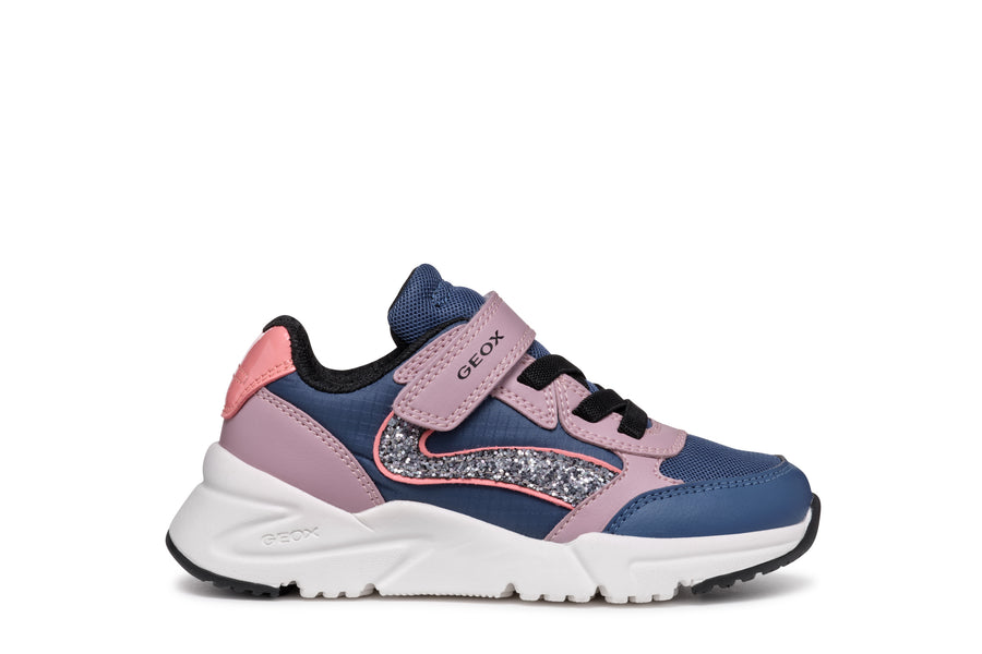 Geox Kids Trainers | Loftus | Rose & Blue