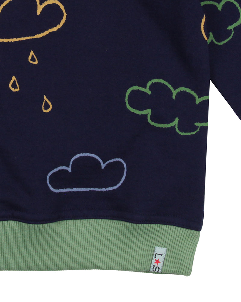 Lilly and Sid Sweatshirt | Weather Navy