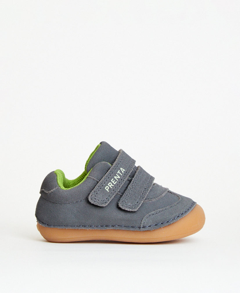 Prenta First Walker Shoes | Rocket | Charcoal Suede