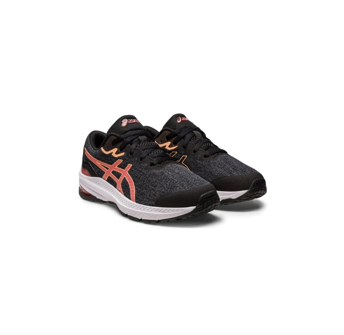 Asics Kids Trainers | GT-1000 11 GS | Black/Papaya