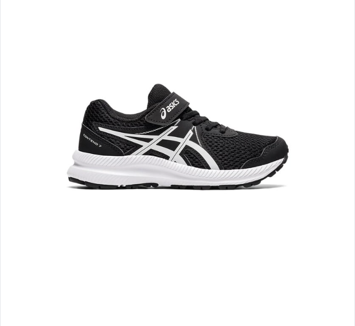 Asics Kids Trainers | Contend 7 PS | Black/White