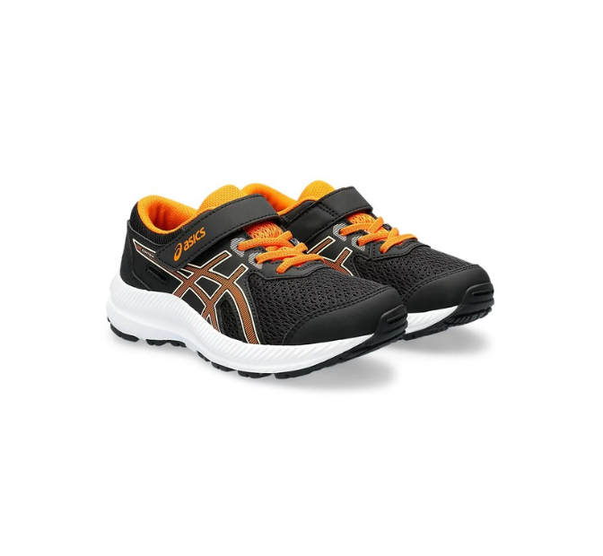 Asics Kids Trainers | Contend 8 PS | Black/Orange