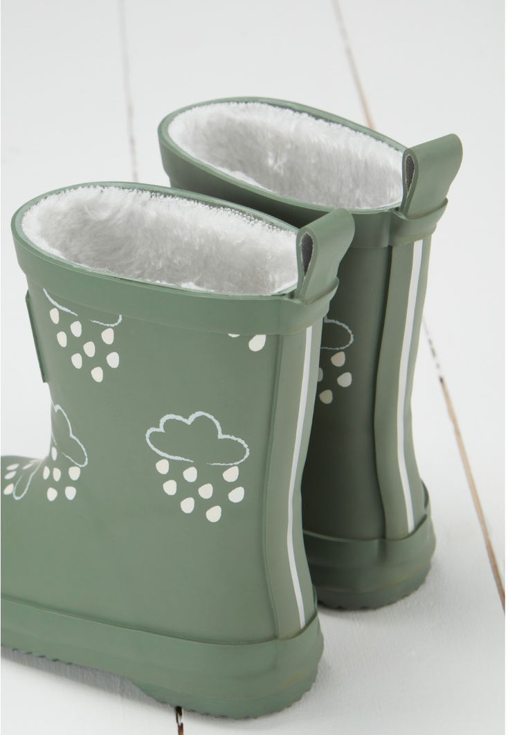 Grass & Air Teddy Wellies | Colour Changing | Khaki