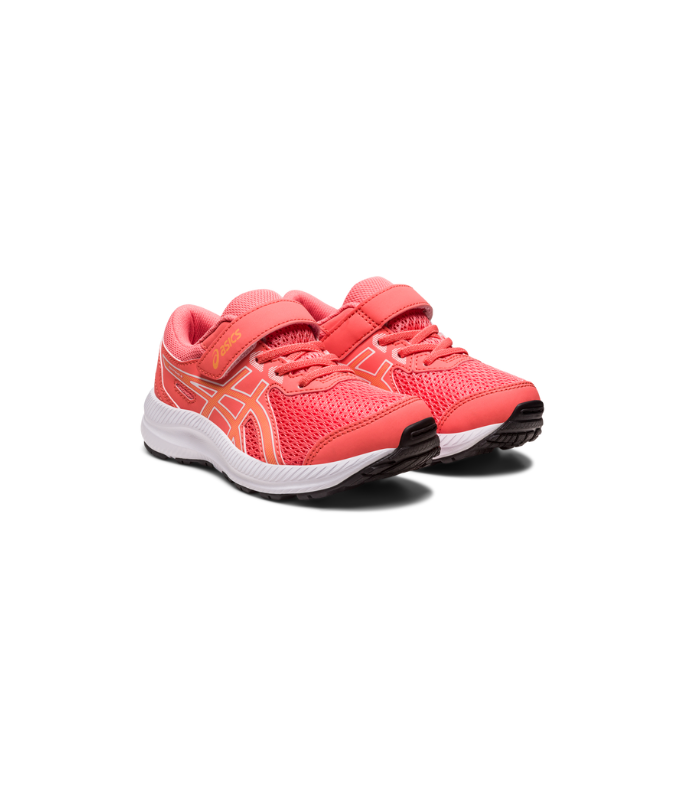 Asics Kids Trainers | Contend 8PS | Papaya/Summer