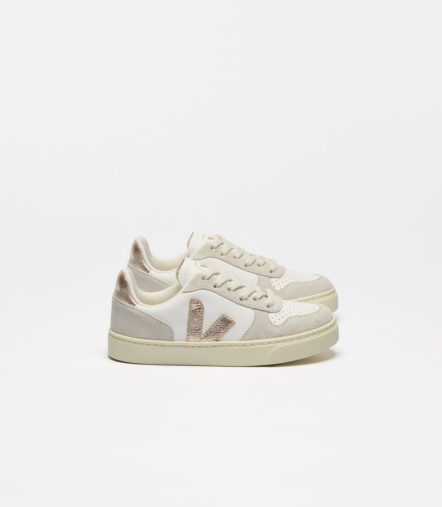 Kids Veja | V-10 Lace | White Platine Natural 