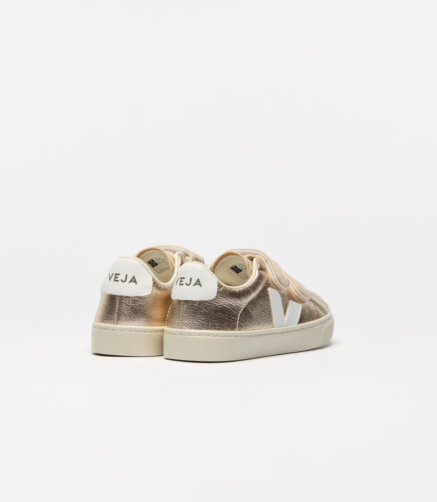 Veja Kids |  Small Esplar Platine White | Gold