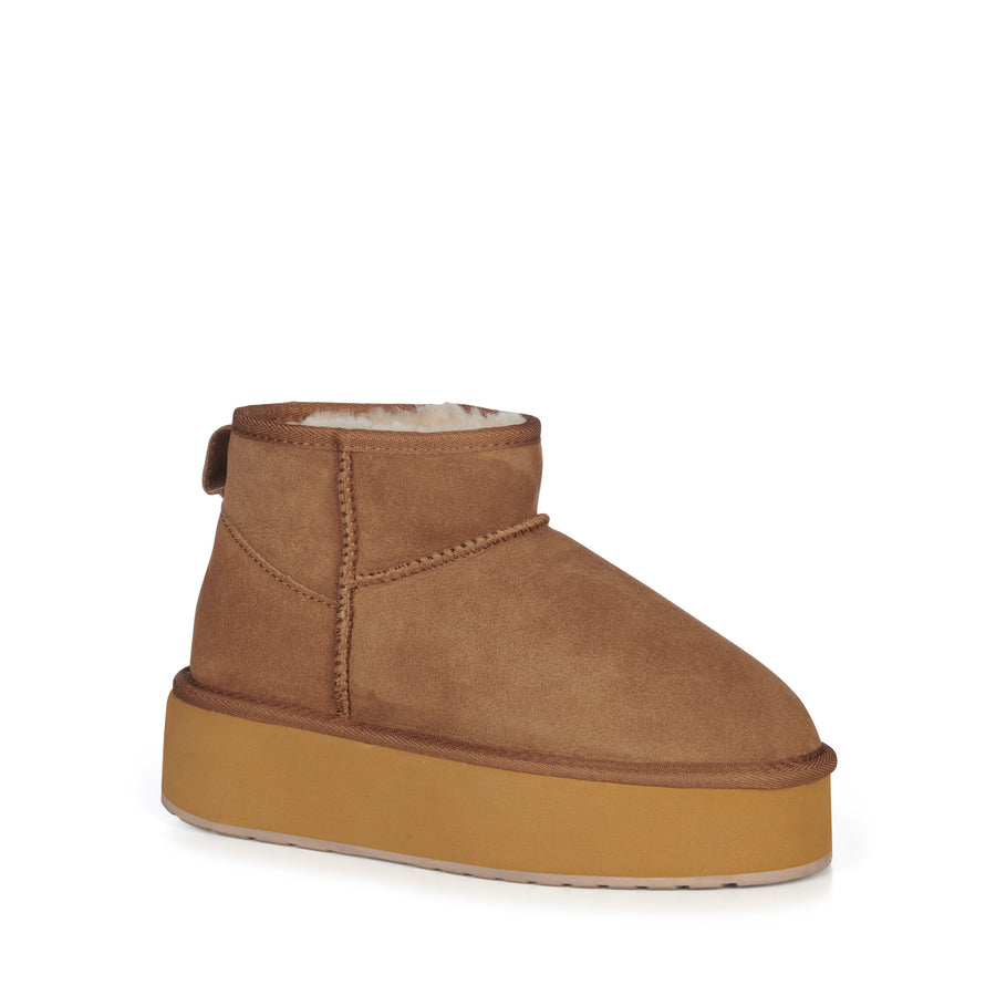 Emu Australia Womens Boots | Stinger Flatform | Chestnut