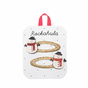 Rockahula Kids | Snowman Glitter Clips | Set of 2