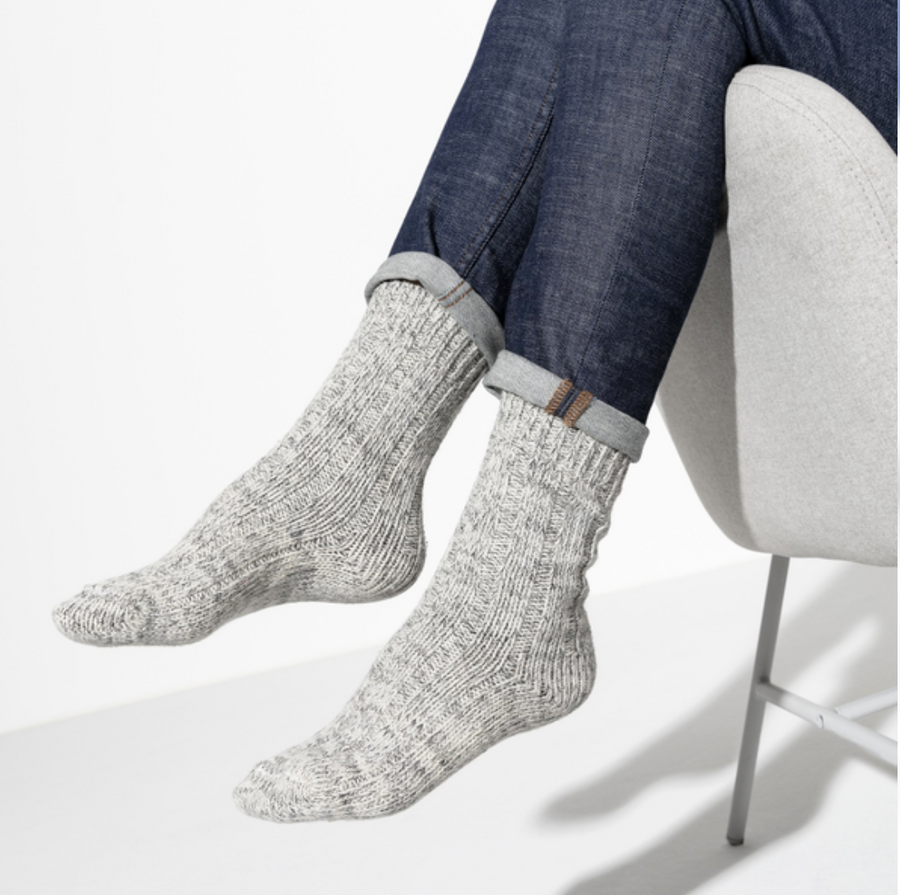 Birkenstock Women's Socks | Cotton Twist | Grey