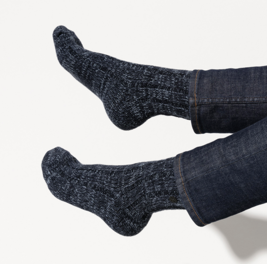 Birkenstock Women's Socks | Cotton Twist | Blue