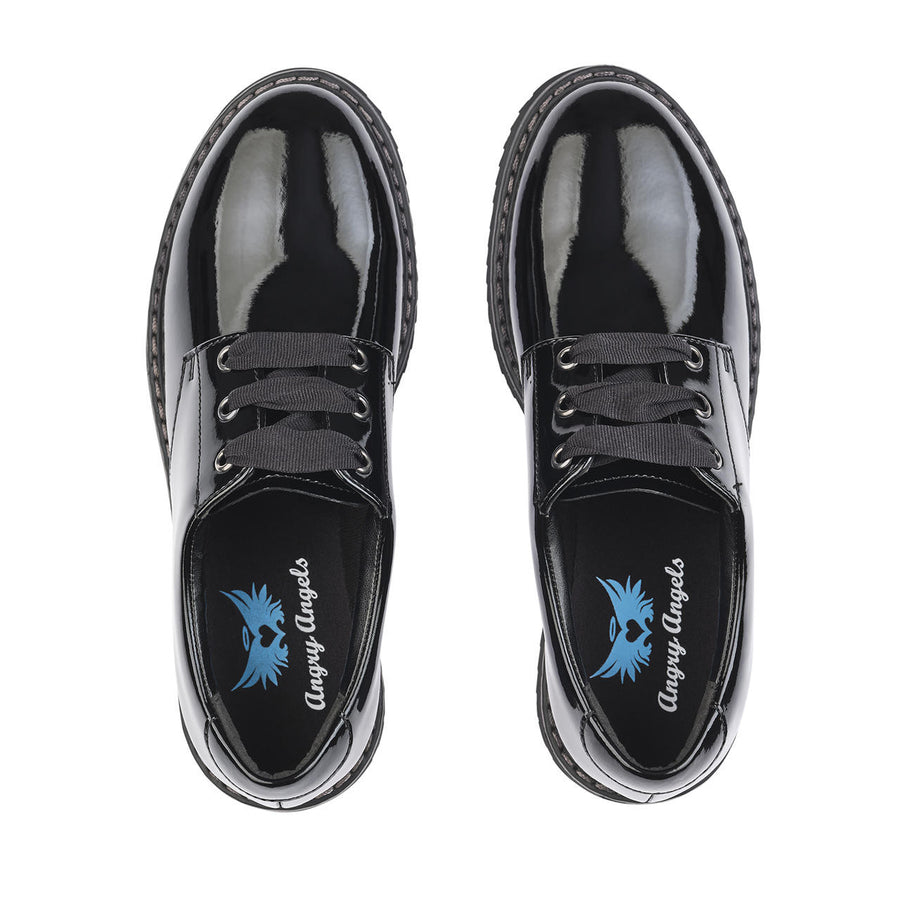 Start-Rite School Shoes | Impact Lace up | Black Patent