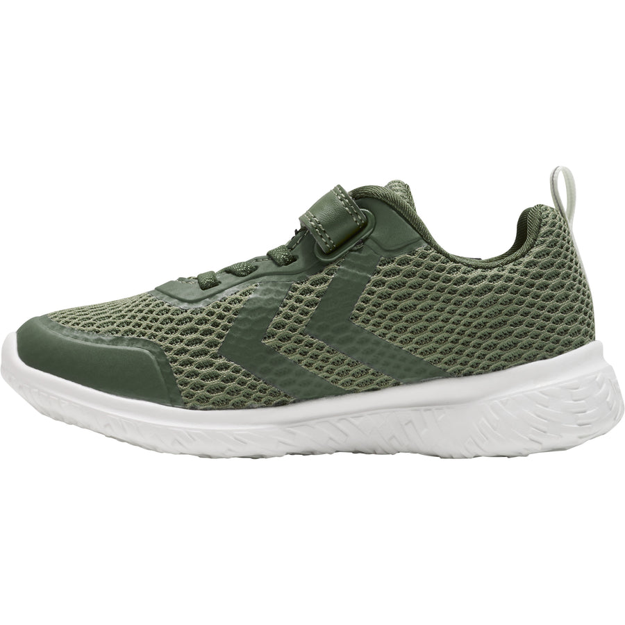 Hummel Kids Waterproof Trainers | Actus Tex | Olive