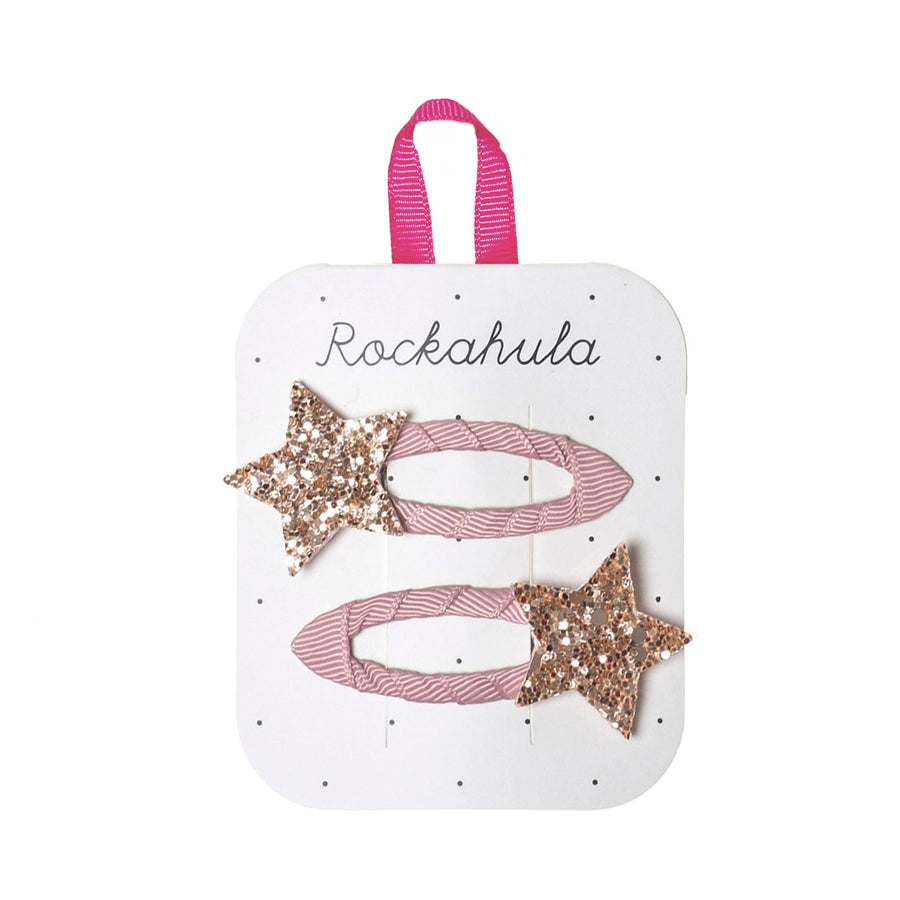 Rockahula Hair Clips | Starlight Clips Pink